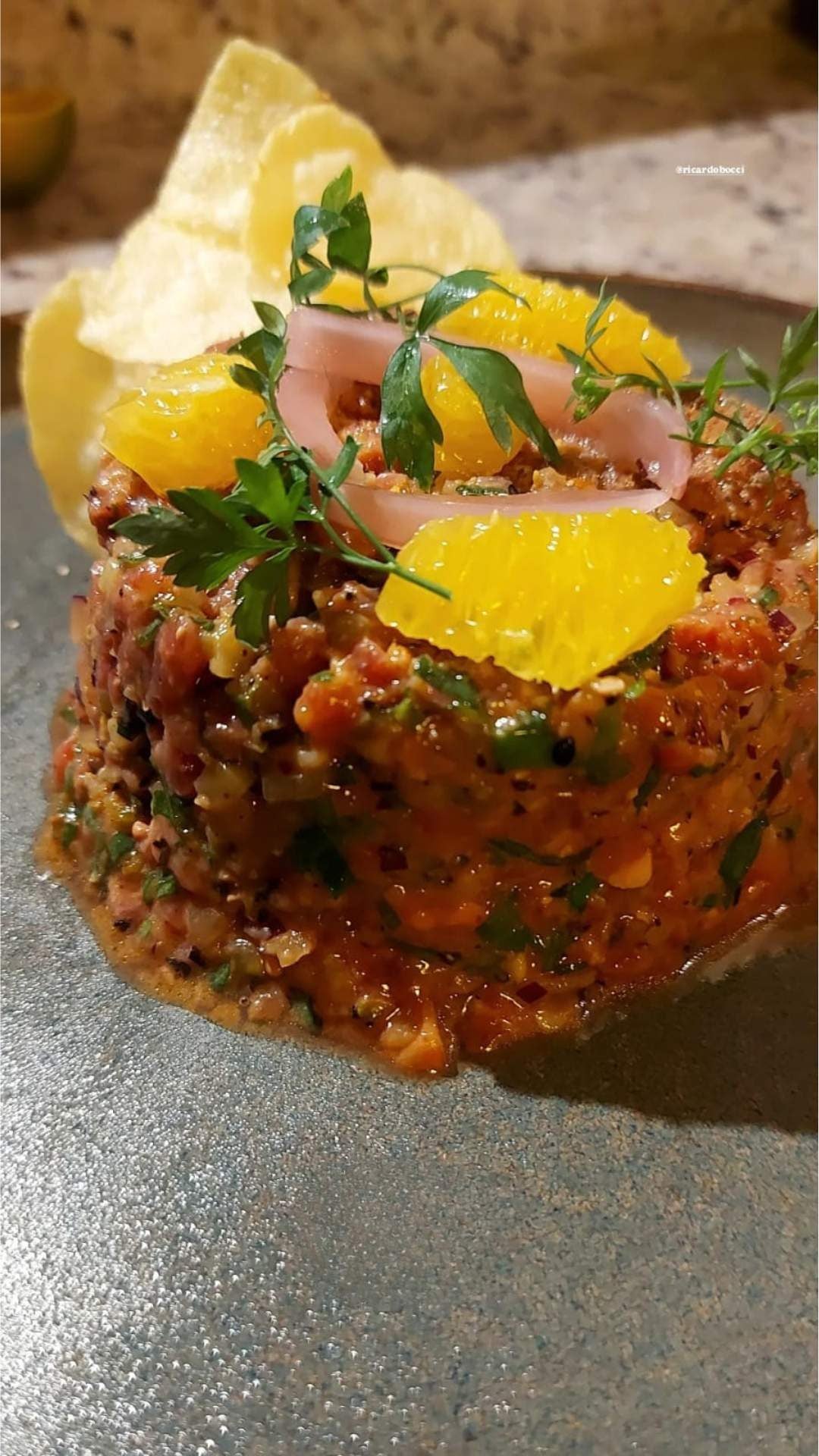 Entrada da proposta gastronômica Verolí